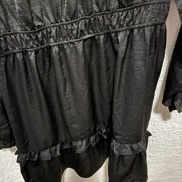 Knox Rose women’s black dress with ruffles - Picture 5 of 7